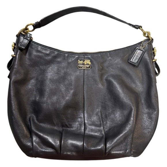 Coach Black Leather Hobo Bag - Picture 15 of 15